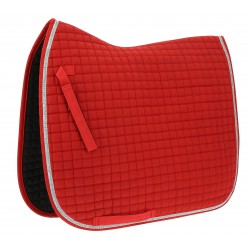 RIDING WORLD - Tapis de selle "Girly" Rouge