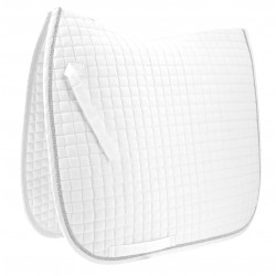RIDING WORLD - Tapis de selle "Girly" Blanc