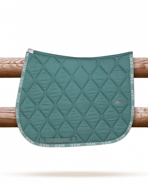 GEM - Tapis de selle "LOVE" Bleu pacifique