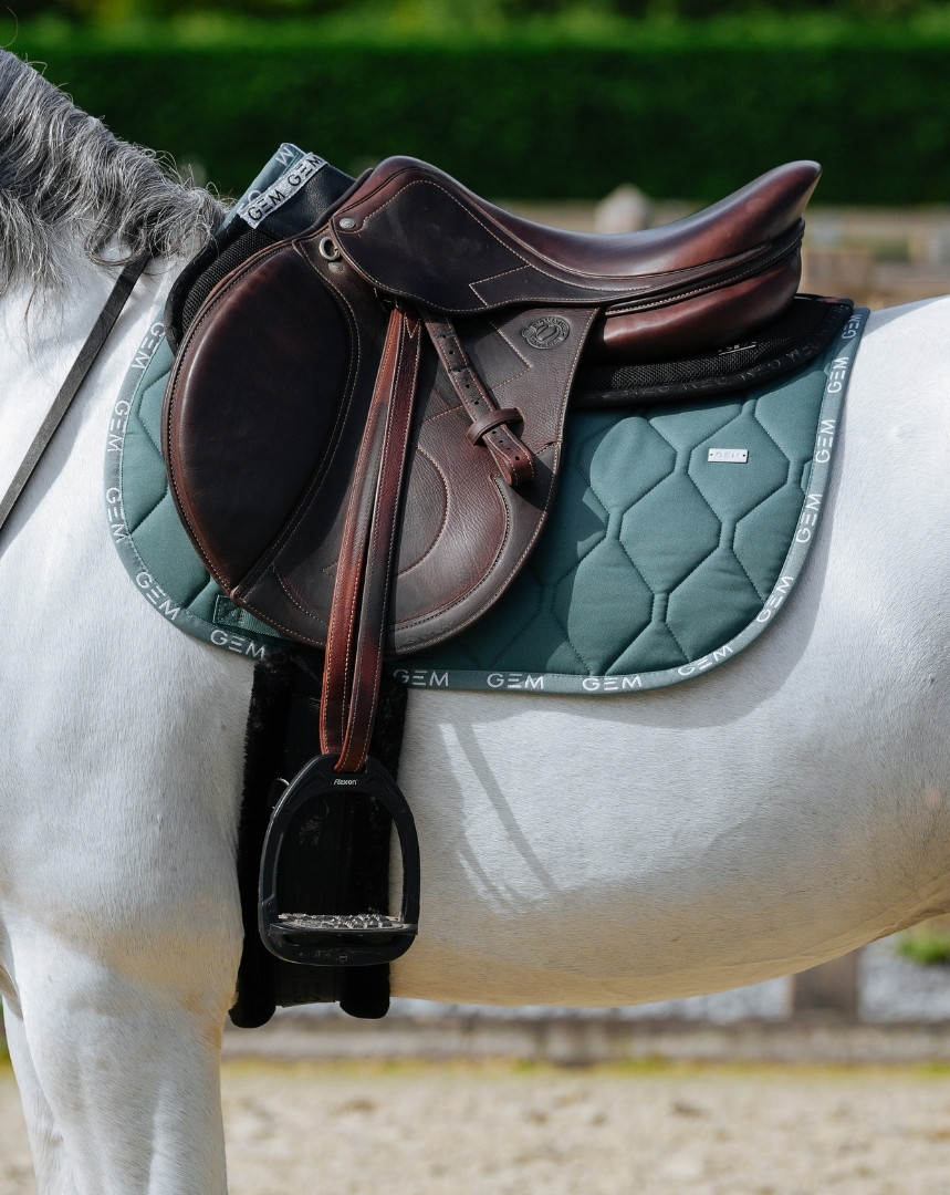 GEM - Tapis de selle "LOVE" Bleu pacifique – Image 2