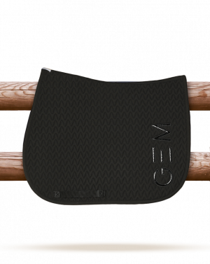 GEM - Tapis de selle "TEN" Noir/Noir