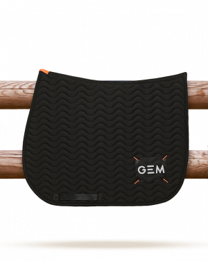 GEM - Tapis de selle "Touc Touc" Noir