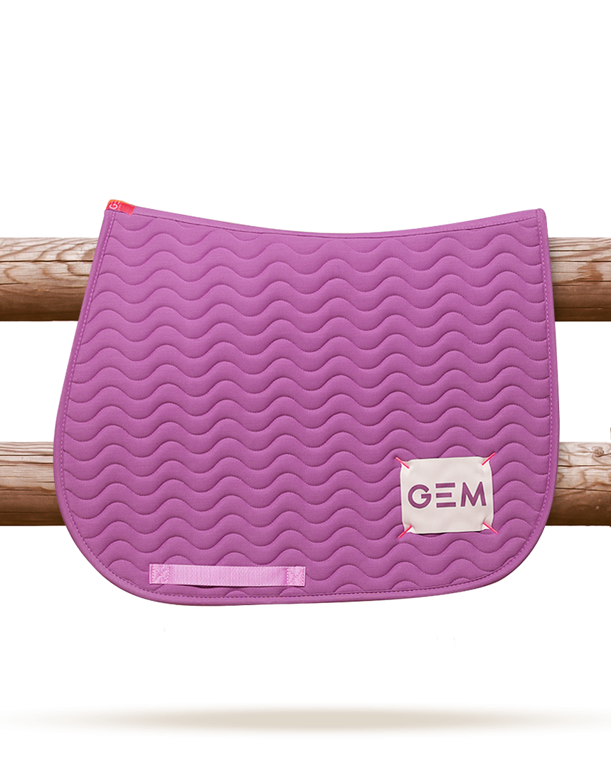 GEM - Tapis de selle "Touc Touc" Rose