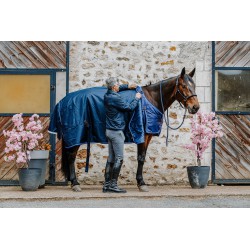 EQUITHEME - Couverture "Classic 1200D" Marine