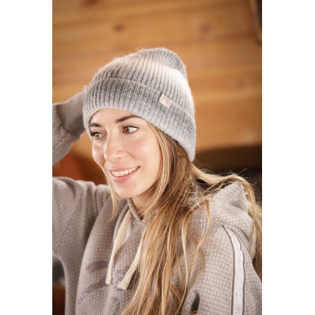 PENELOPE - Bonnet "Mila" Gris chiné