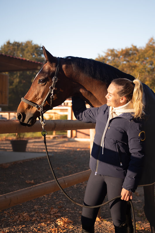 OPTITRO - Doudoune "Marguerite" Marine – Image 2