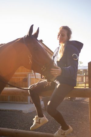 OPTITRO - Doudoune "Marguerite" Marine