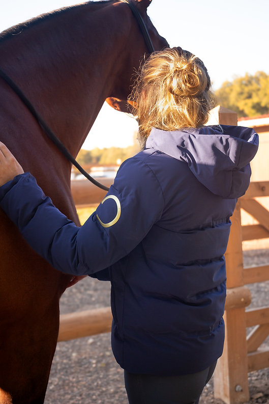 OPTITRO - Doudoune "Marguerite" Marine – Image 3