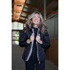 JU&PA - Doudoune "Megève" Noir