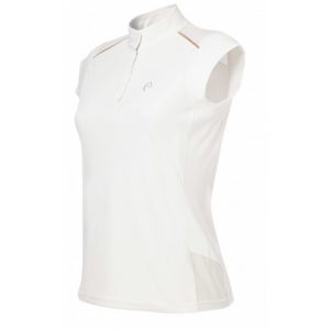 EQUITHEME - Polo de concours SM "Brussel" Blanc