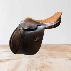 Selle mixte cuir Marron