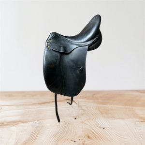RONZON - Selle de dressage Cuir Noir