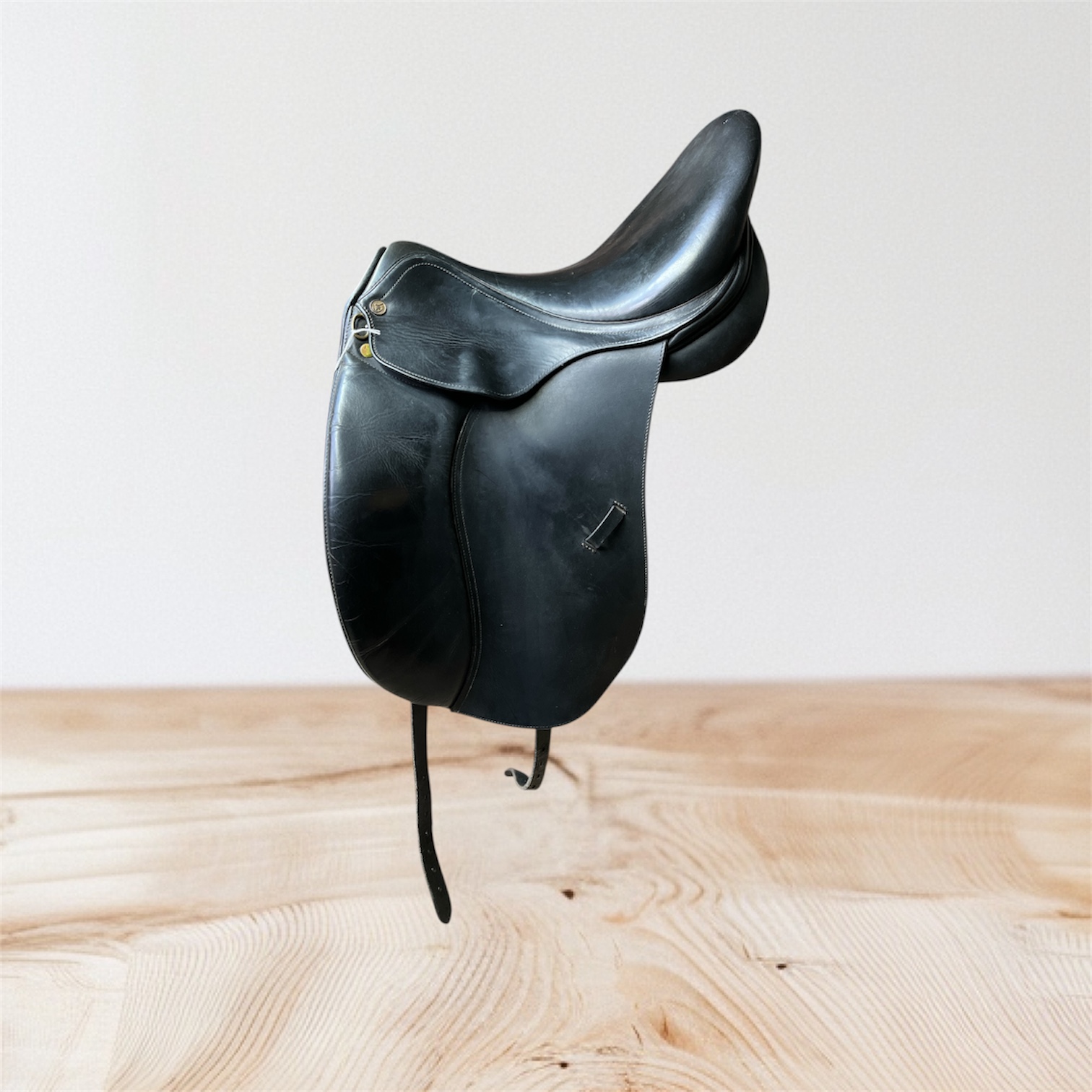 RONZON - Selle de dressage Cuir Noir