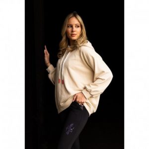 JU&PA - Sweat "Graffiti" Beige