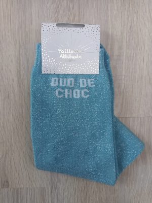PAILLETTES ATTITUDE - Chaussettes paillettes "Duo de choc"