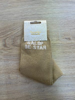 PAILLETTES ATTITUDE - Chaussettes paillettes "Galop de star"