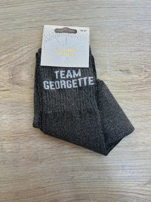 PAILLETTES ATTITUDE - Chaussettes paillettes "Team Georgette"