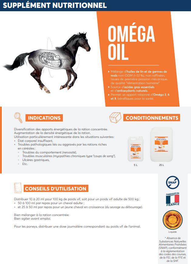 REVERDY - Oméga Oil "Huile de Lin & de maïs" 1L – Image 2