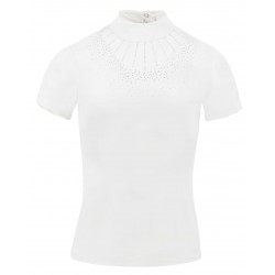 EQUITHEME - Polo de concours "London" Blanc