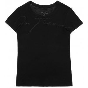 EQUITHEME - T-shirt Je t'aime "Tessie" Noir