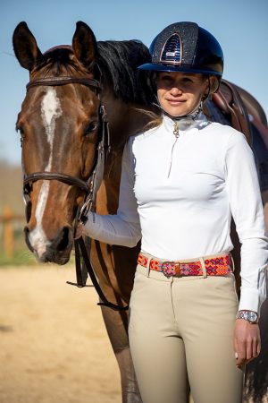 OPTITRO - Polo de concours "Resacha" Blanc