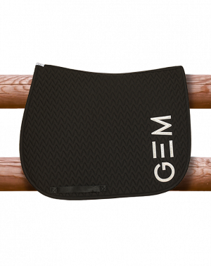 GEM - Tapis de selle "TEN" Noir