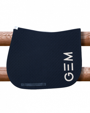 GEM - Tapis de selle "TEN" Marine