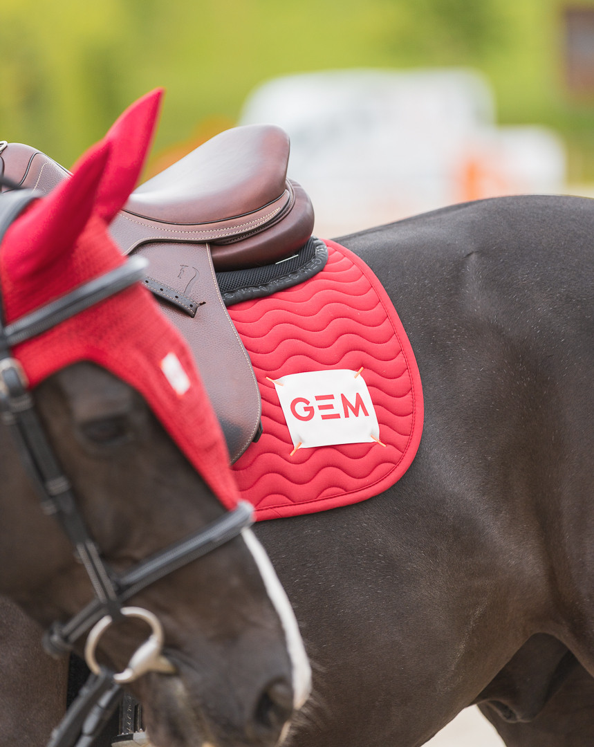 GEM - Tapis de selle "Touc Touc" Rouge – Image 4