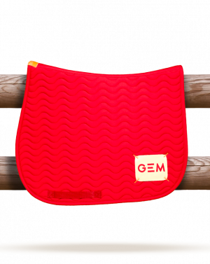 GEM - Tapis de selle "Touc Touc" Rouge
