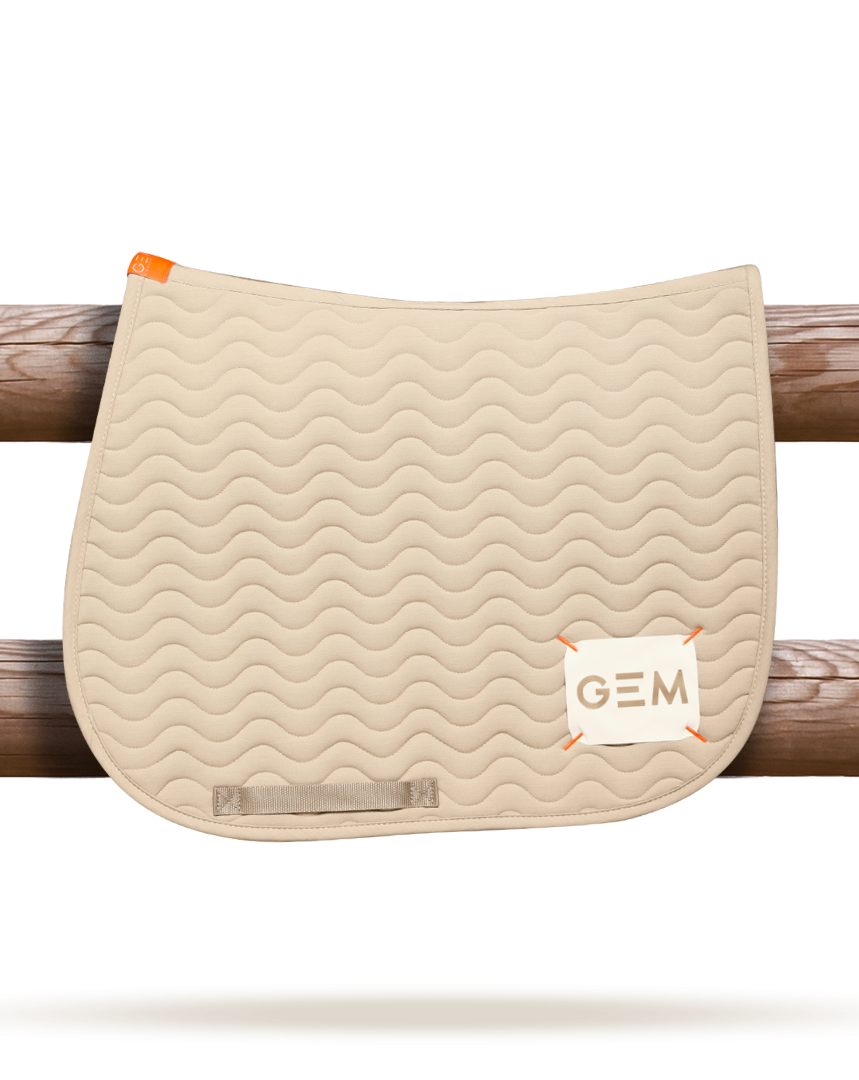 GEM - Tapis de selle "Touc Touc" Sable