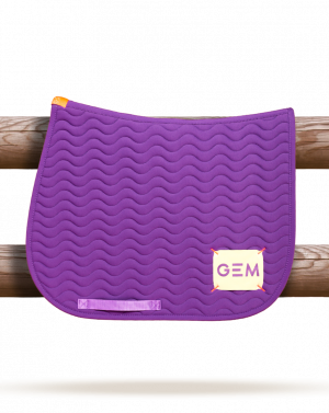 GEM - Tapis de selle "Touc Touc" Violet