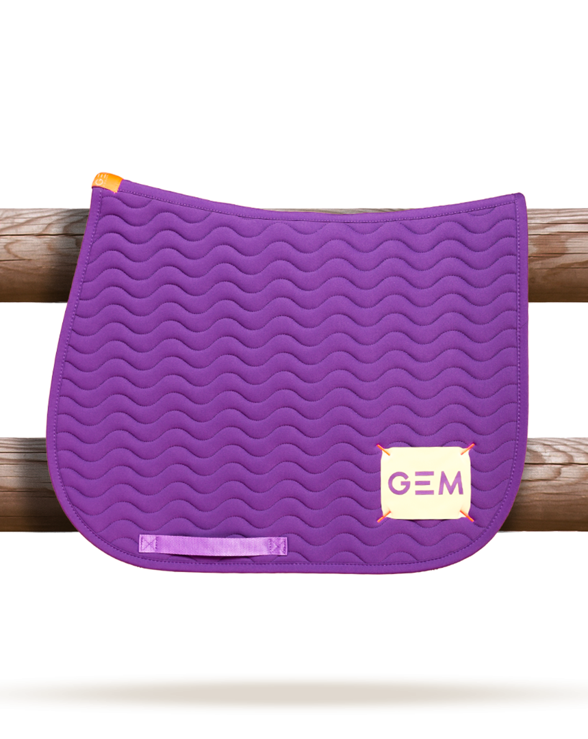 GEM - Tapis de selle "Touc Touc" Violet