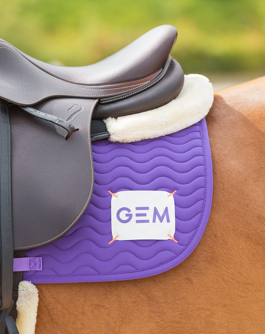 GEM - Tapis de selle "Touc Touc" Violet – Image 3