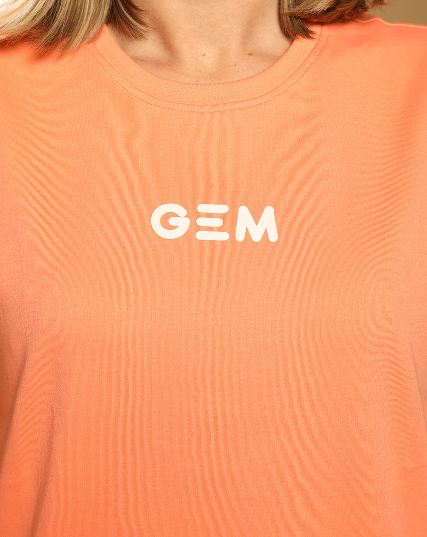 GEM - T-shirt "Happy" Corail – Image 5