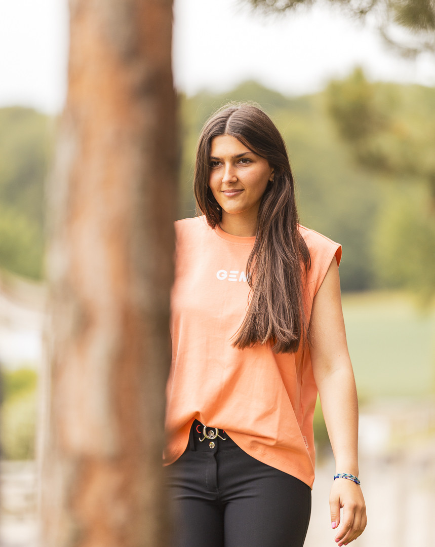 GEM - T-shirt "Happy" Corail – Image 7