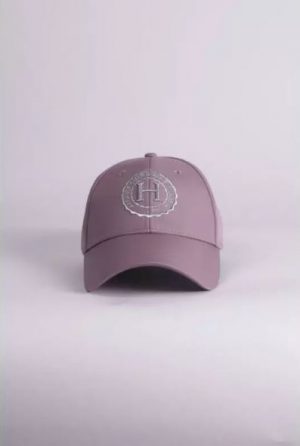 HARCOUR - Casquette "Imperia" Parme/Argent