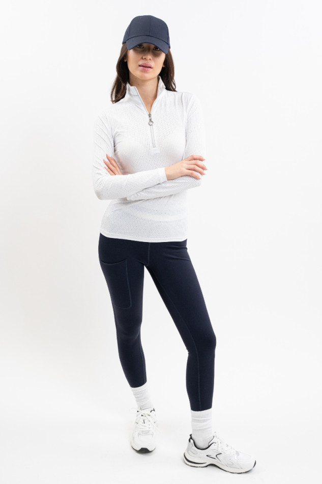 HARCOUR - Polo ML "Breezi" Blanc – Image 2