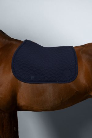 HARCOUR - Tapis de selle "Saphir" Marine
