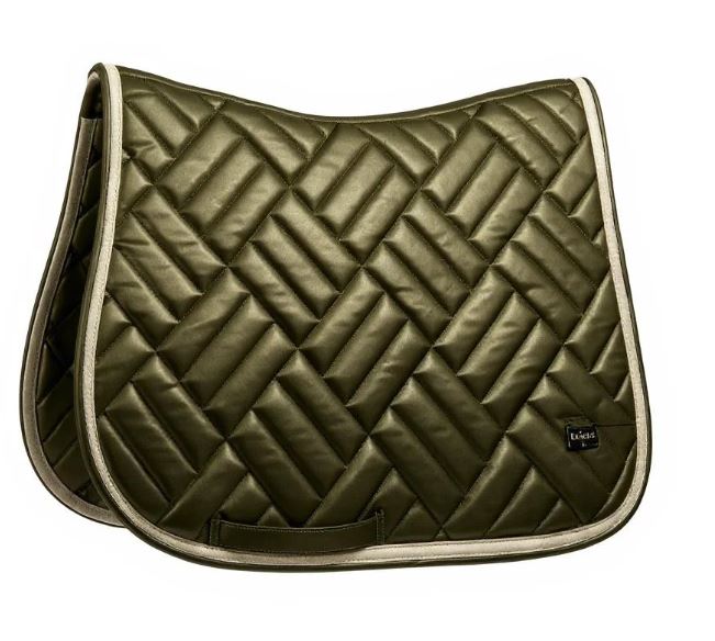 TRIPLE - Tapis de selle "Glossy" Vert