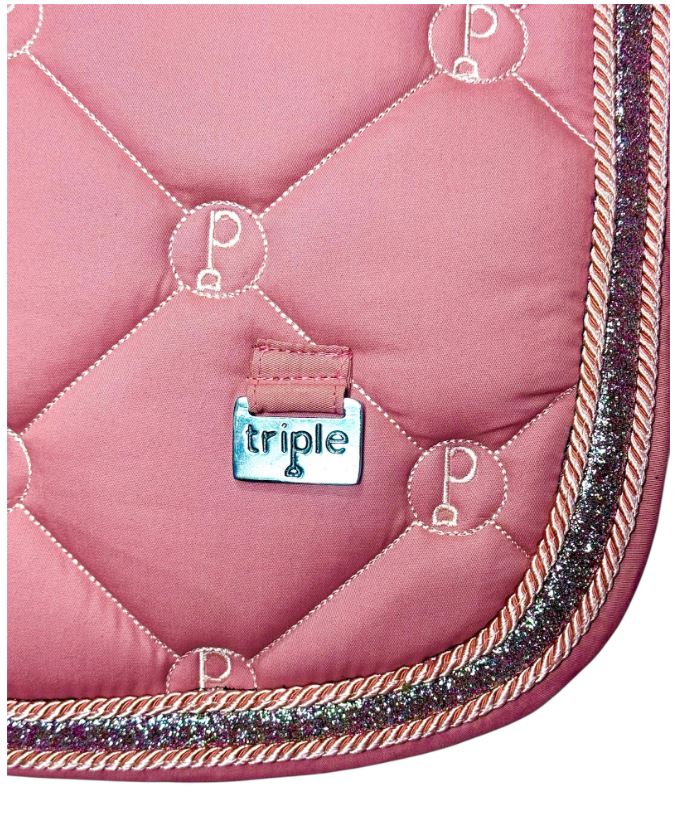 TRIPLE - Tapis de selle "Pinky" Rose – Image 2