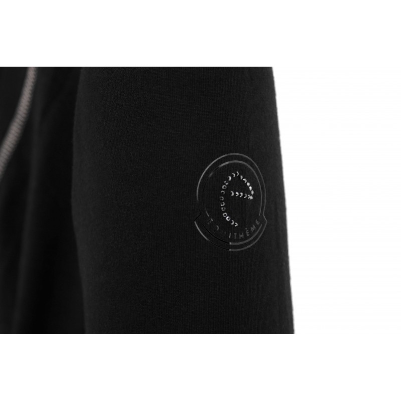EQUITHEME - Baselayer "Stella Je t'aime" Noir/Gris/Bleu – Image 3
