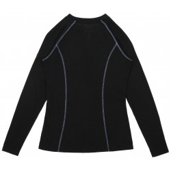 EQUITHEME - Baselayer "Stella Je t'aime" Noir/Gris/Bleu – Image 4