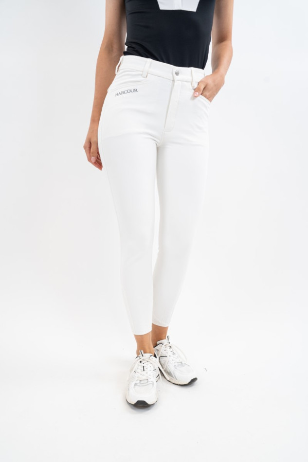 HARCOUR - Pantalon de concours "Costaso" Blanc