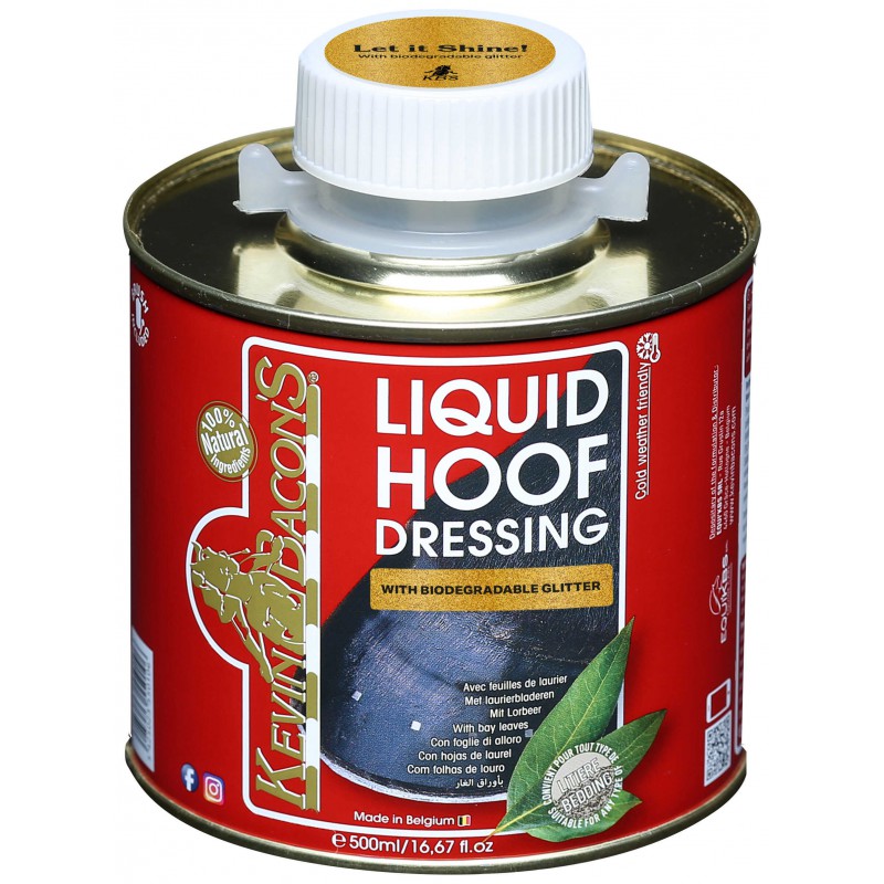 KEVIN BACON'S - Huile pour sabots paillettes "Hoof Dressing"