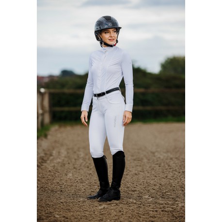 EQUITHEME - Pantalon de concours "Beverly" Blanc