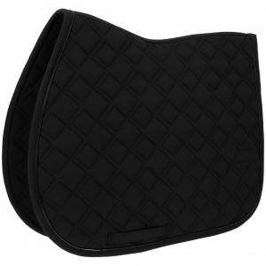 EQUITHEME - Tapis de selle Je t'aime "Mirror" Noir