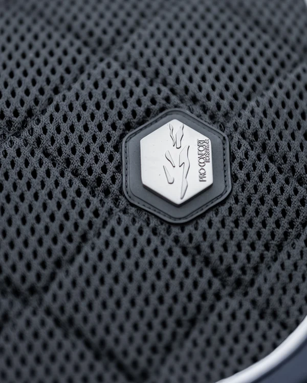 PRO-CONFORT - Tapis de selle 3D Mesh Velours "Dynamix" Noir – Image 3