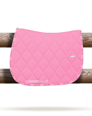 GEM - Tapis de selle "LOVE" Rose Paillette