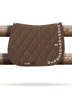 GEM - Tapis de selle "Essentiel" Tiramisu/Écru