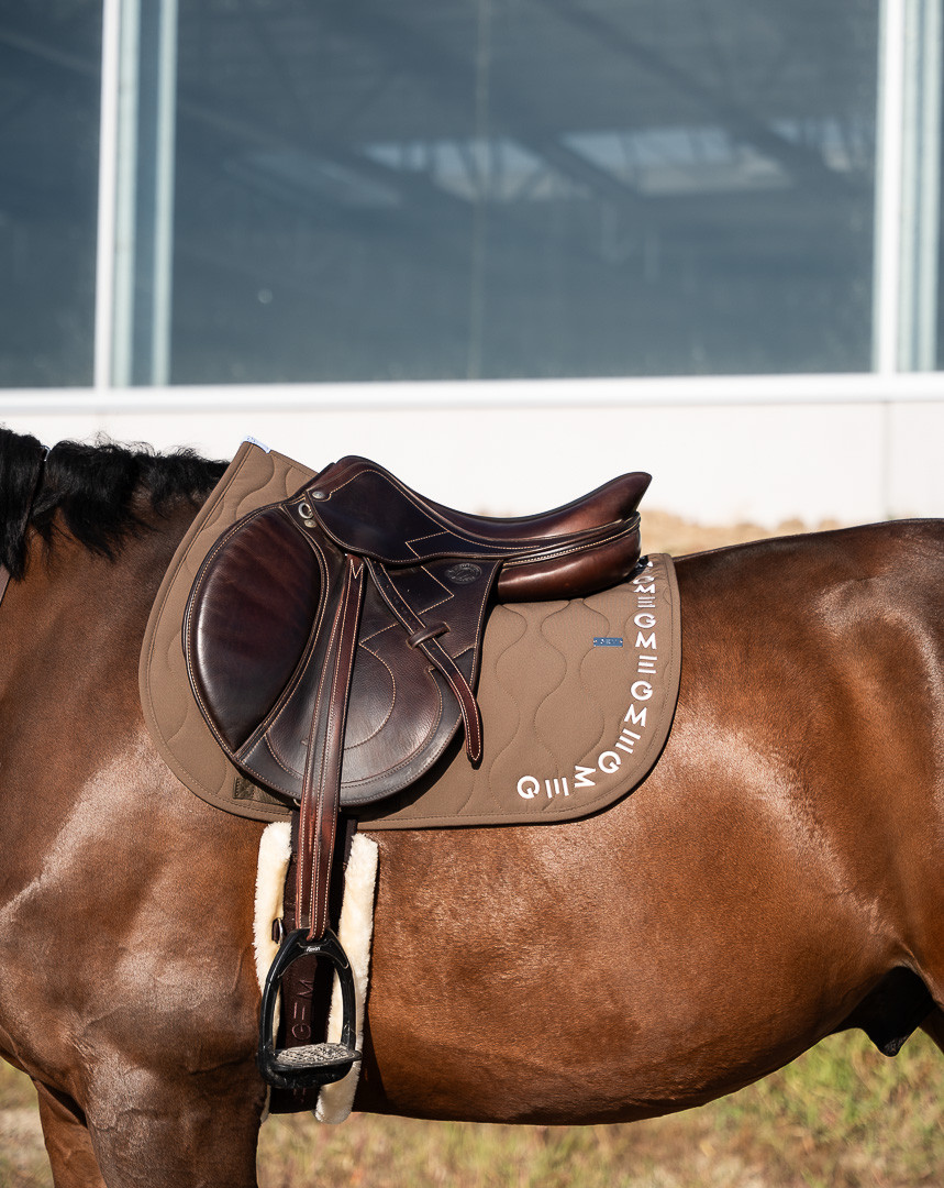 GEM - Tapis de selle "Essentiel" Tiramisu/Écru – Image 3